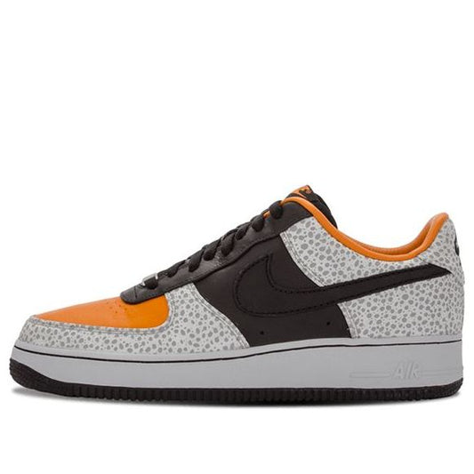 Nike Air Force 1 Low Supreme 'Safari' Carrot/Black-Ntrl Grey-Mdm Gry 318776-801