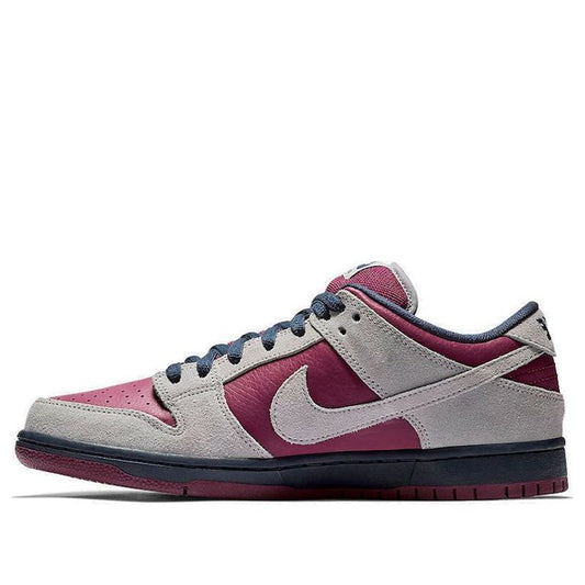 Nike Dunk Low SB Skateboard 'True Berry' Atmosphere Grey/True Berry-Obsidian-Atmosphere Grey BQ6817-001 sneakmarks