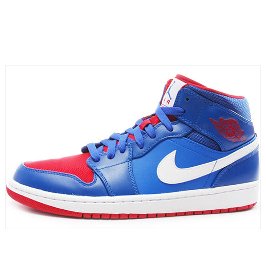 Air Jordan 1 Mid Game Royal Gym Red 554724-407