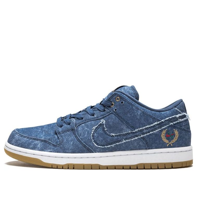 Nike SB Skateboard Dunk Low TRD QS Denim - Utility Blue 883232-441 sneakmarks