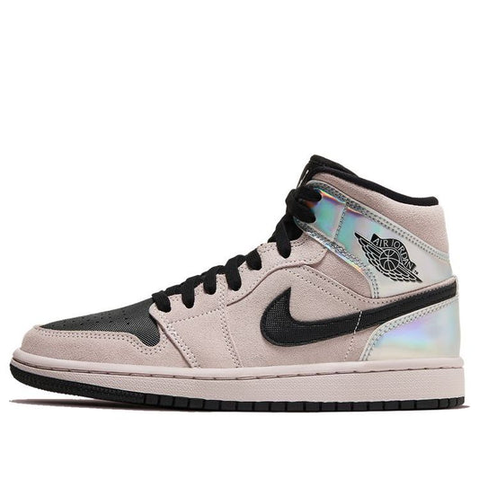 Womens WMNS Air Jordan 1 Mid Iridescent BQ6472-602