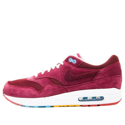 Nike Patta x Parra x Air Max 1 Premium 'Cherrywood' Cherrywood Red/Baltic Blue/Dark Slate 394805-600