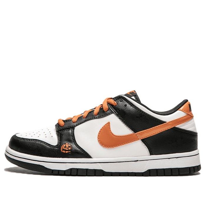 Nike Dunk Low GS 'Halloween' White/Soft Orange-Black 306339-182 sneakmarks