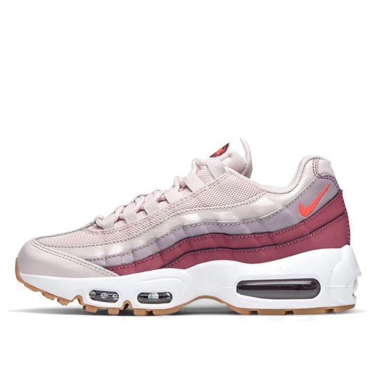 Womens Air Max 95 'Barely Rose' Barely Rose/Hot Punch-Vintage Wine-White 307960-603