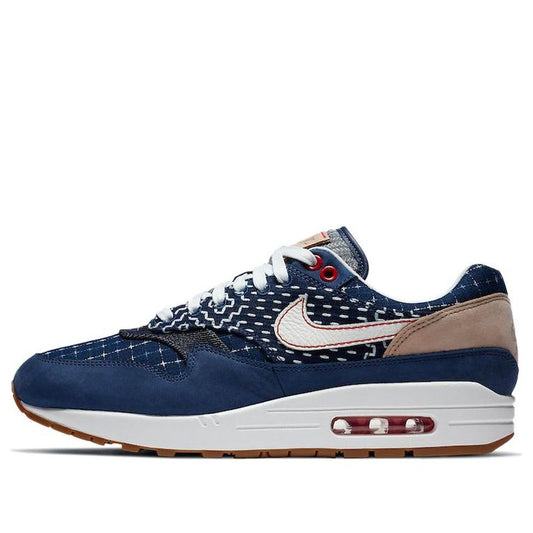 Nike Denham x Air Max 1 'Blue Void' Blue Void/Coastal Blue/Vachetta Tan/Sail CW7603-400