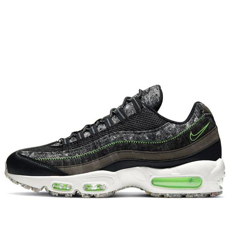 Nike Air Max 95 M2Z2 'Recycled Wool Pack - Black Electric Green' Black/Electric Green/Smoke Grey/Light Bone CV6899-001