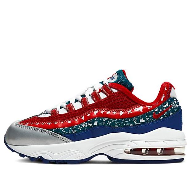 Nike Air Max 95 PS 'Ugly Christmas Sweater' White/University Red/Noble Red CT1594-100