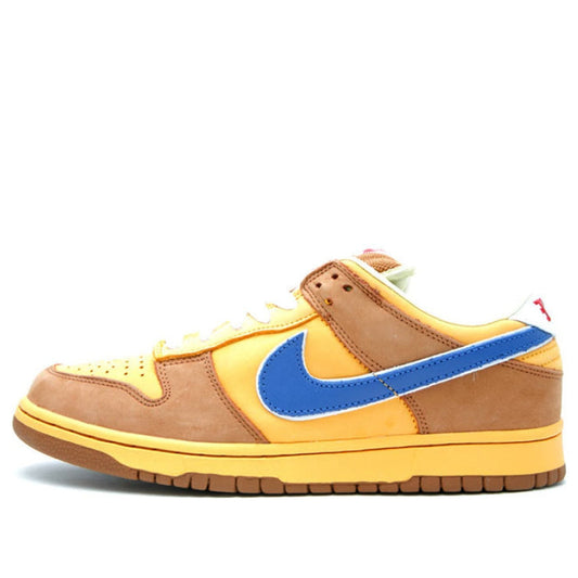 Nike Dunk Low SB Skateboard Premium 'Newcastle Brown Ale' Gold/Atantic Blue 313170-741 sneakmarks