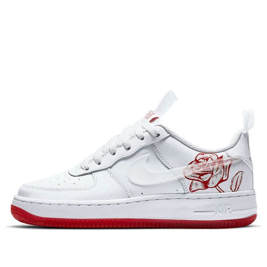 Nike Air Force 1 Low GS 'Bodega Plastic Bag' White/White/University Red CN8534-100