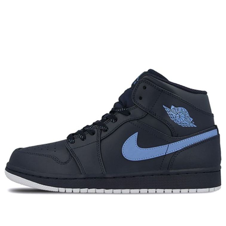 Air Jordan 1 Mid Obsidian 554724-405