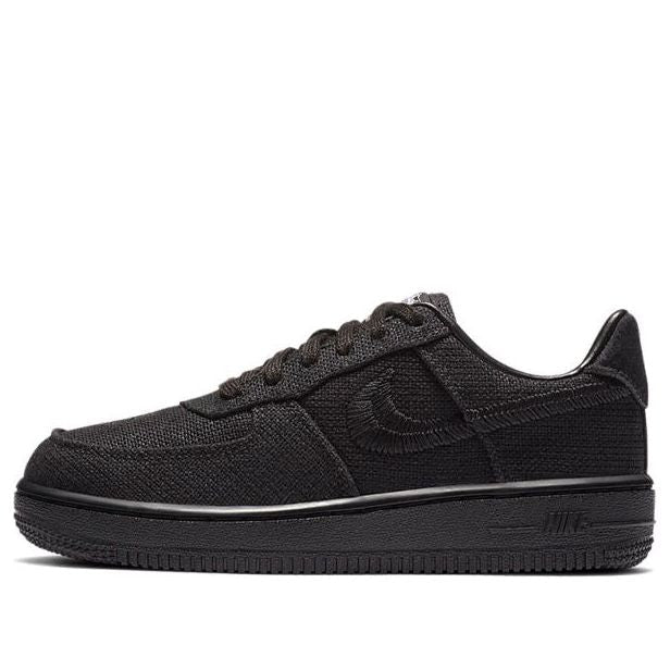 Nike Stussy x Air Force 1 Low PS 'Black' Black/Black/Black DD1578-001 KICKSOVER