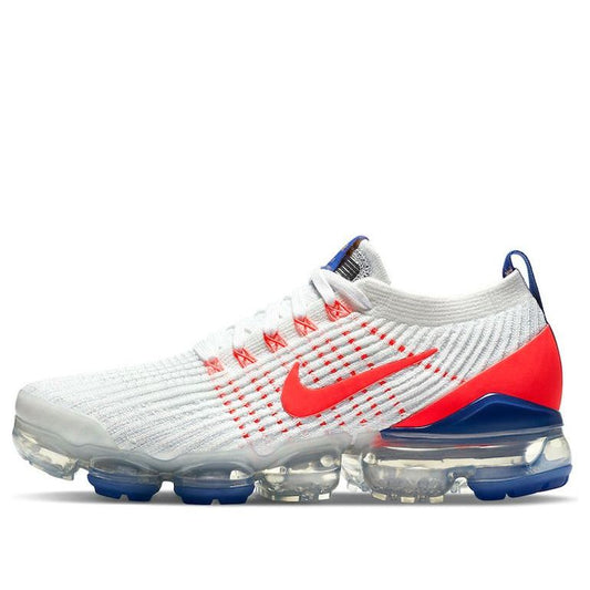 Nike Womens Air VaporMax Flyknit 3 'USA' White/Astronomy Blue/Dark Sulfur/Flash Crimson CZ7994-100 KICKSOVER