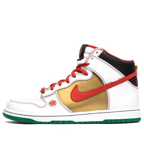 Nike Dunk High Pro SB Skateboard 'Money Cat' White/Chile Red 305050-162