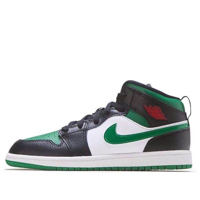 Air Jordan 1 Mid PS 'Black Pine Green' Black/Pine Green/White/Gym Red 640734-067