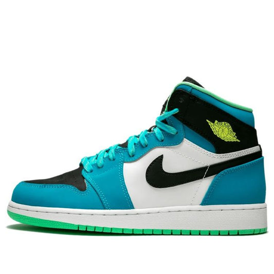 Air Jordan 1 Retro High BG 'Blue Lagoon' Blue Lagoon/White/Green Glow/Volt 705300-425