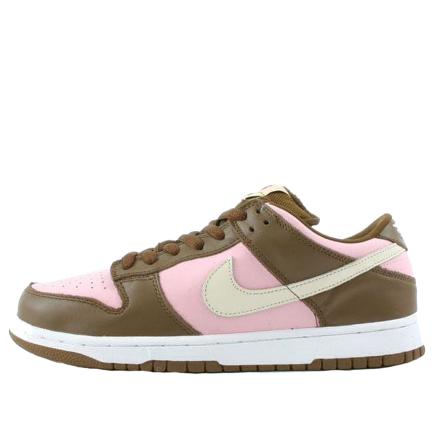 Nike Stussy x Dunk Low Pro SB Skateboard Cherry Shy Pink-Vanilla/Dark Khaki 304292-671 sneakmarks