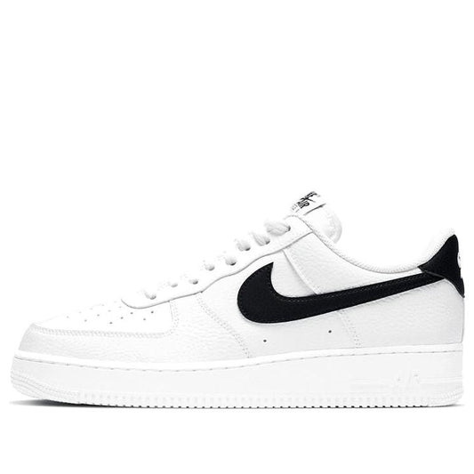 Nike Air Force 1 Low White and Black White Black Pebbled Leather CT2302-100