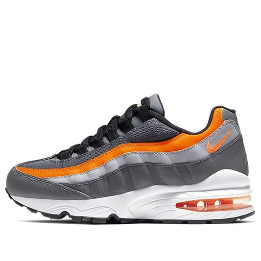 Nike Air Max 95 GS 'Grey Total Orange' Dark Grey/Black/Wolf Grey/Total Orange 905348-033 sneakmarks