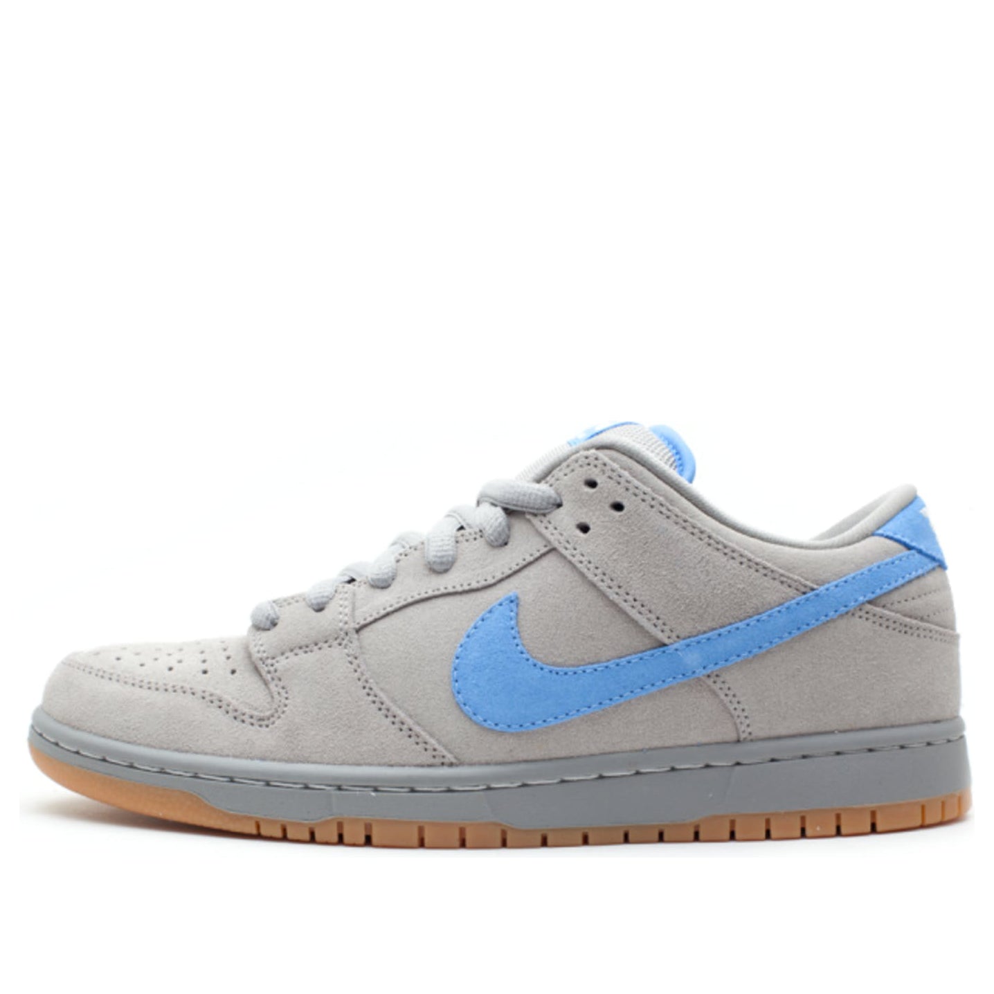 Nike Dunk Low Pro SB Skateboard 'Iron Low' Medium Grey/University Blue 304292-022 sneakmarks