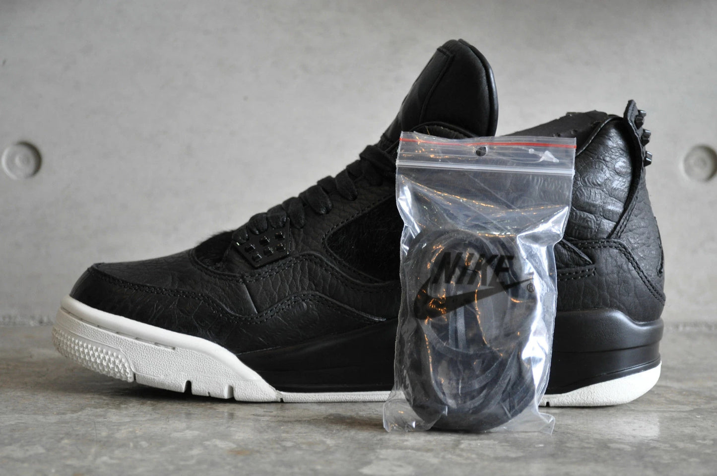 Nike Air Jordan 4 Retro Premium Pinnacle Pony Hair - Black