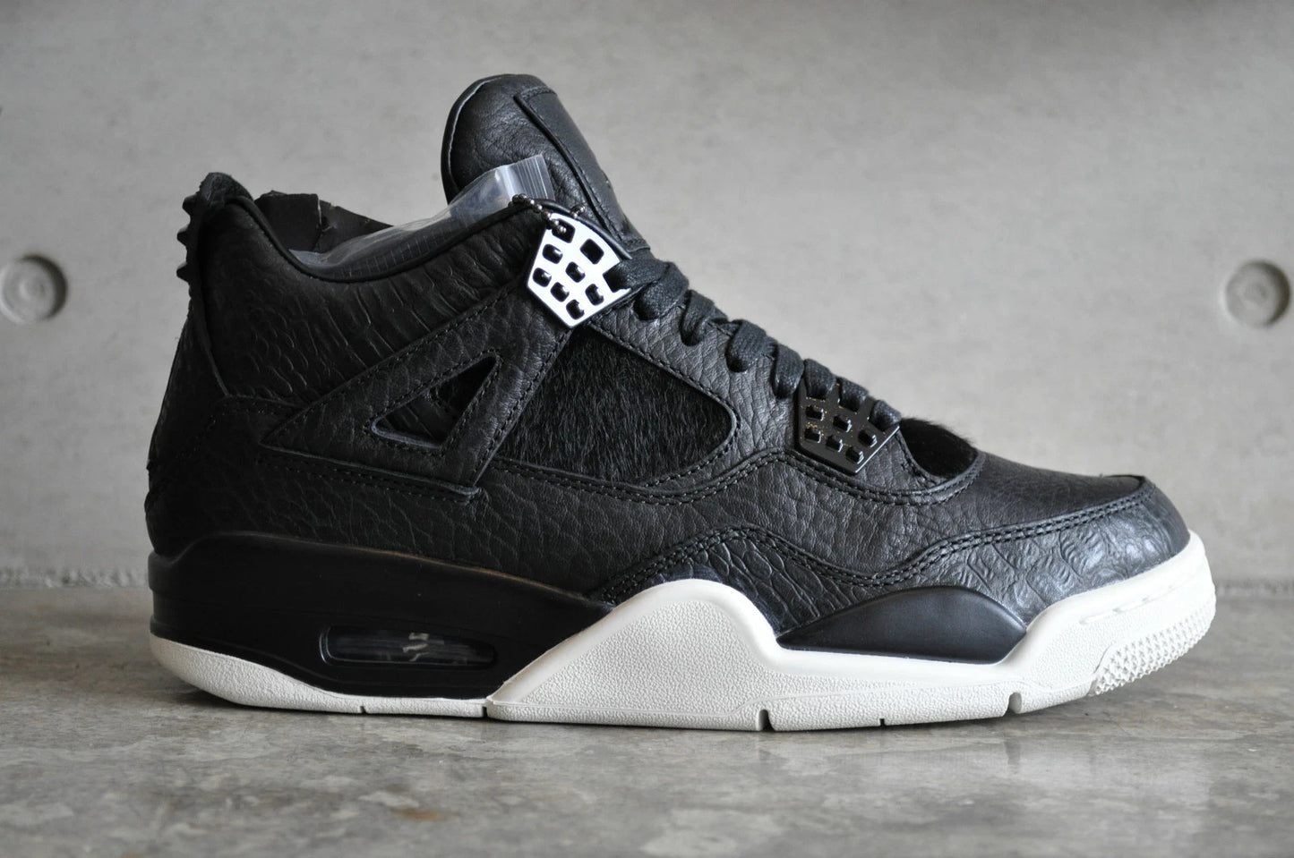 Nike Air Jordan 4 Retro Premium Pinnacle Pony Hair - Black