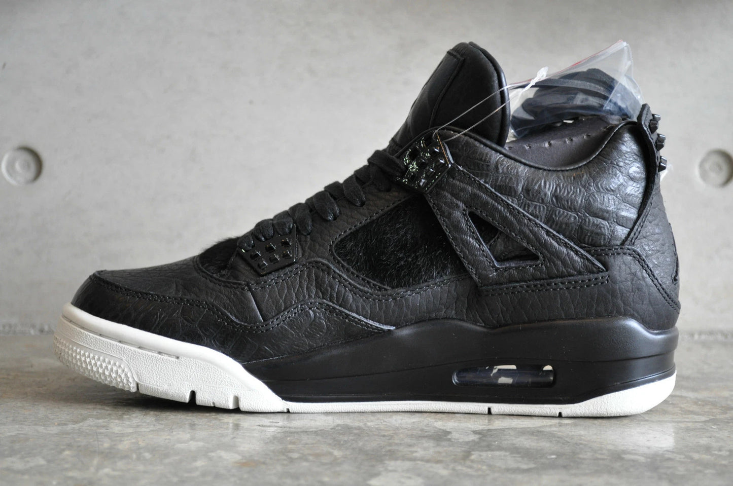 Nike Air Jordan 4 Retro Premium Pinnacle Pony Hair - Black