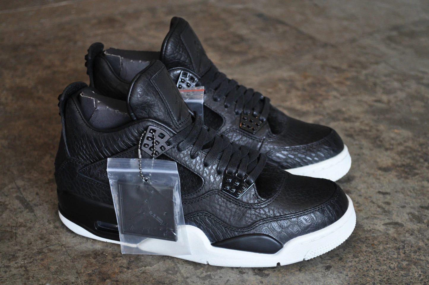 Nike Air Jordan 4 Retro Premium Pinnacle Pony Hair - Black